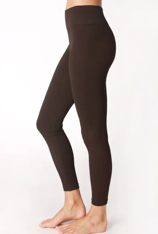 Rib High Waist Legging