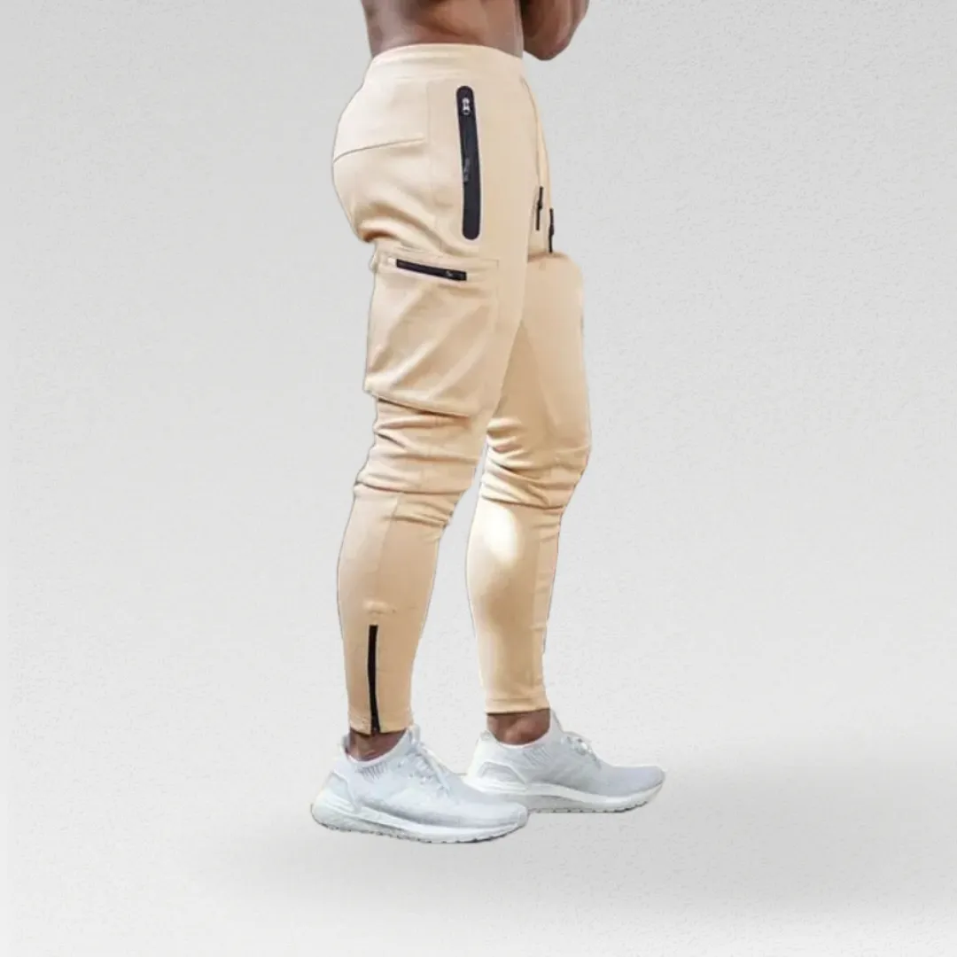 SLIM FIT CARGO SWEATPANTS
