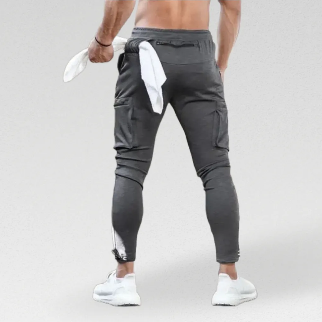 SLIM FIT CARGO SWEATPANTS