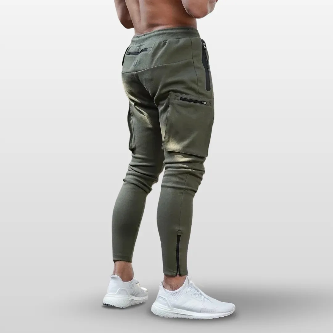 SLIM FIT CARGO SWEATPANTS