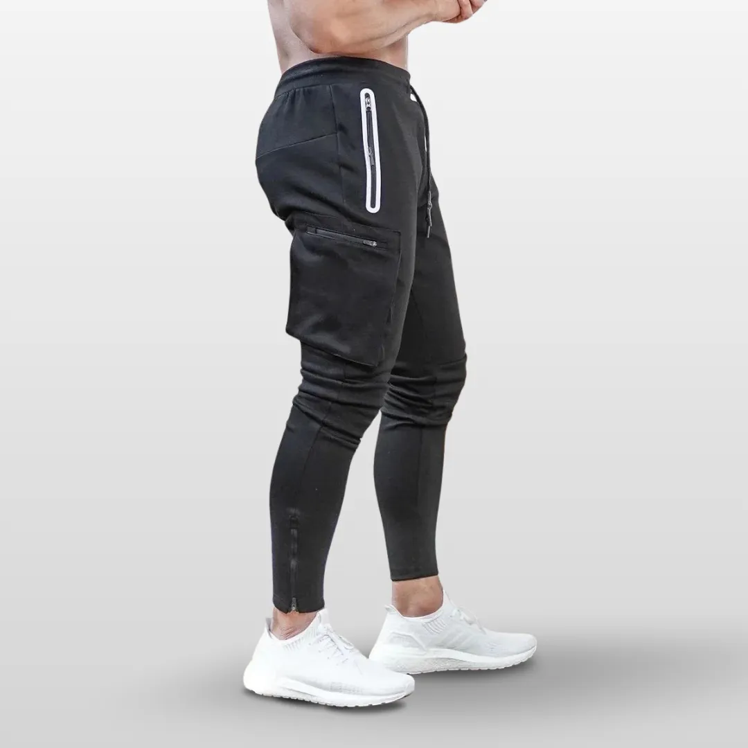 SLIM FIT CARGO SWEATPANTS