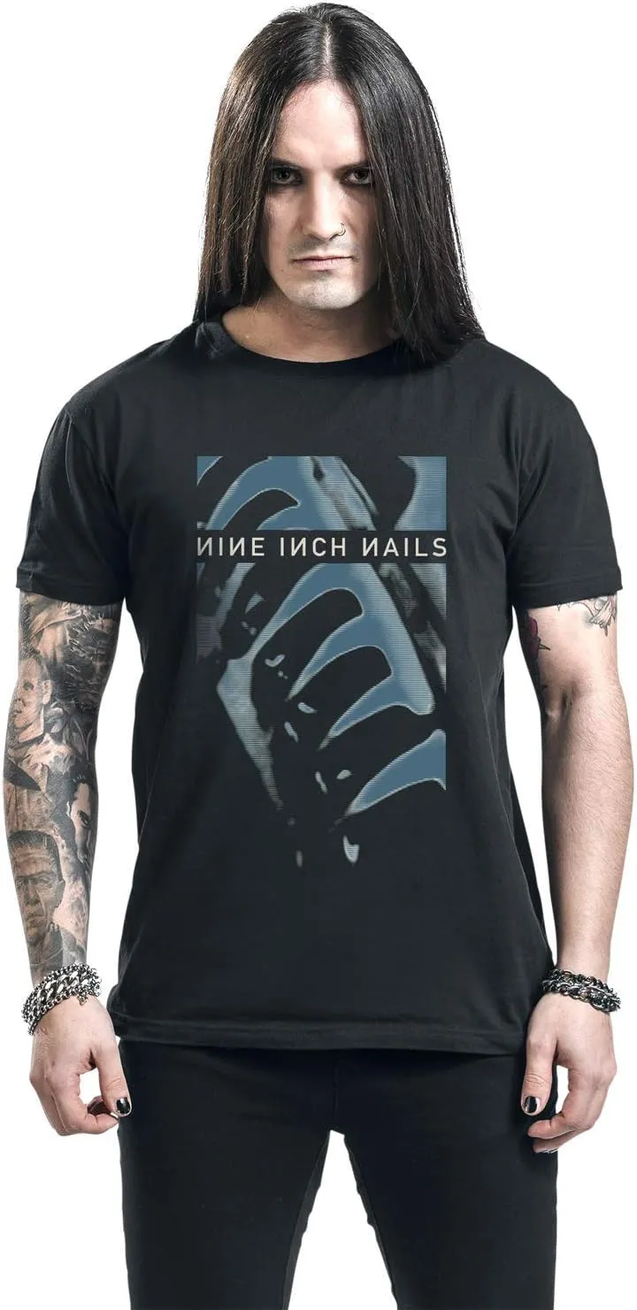 T Shirt Pretty Hate Machine Band Logo Official Mens Black Size