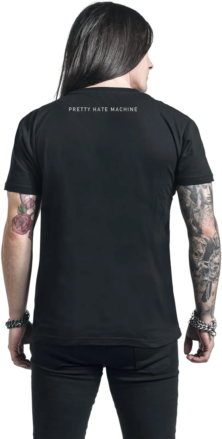T Shirt Pretty Hate Machine Band Logo Official Mens Black Size