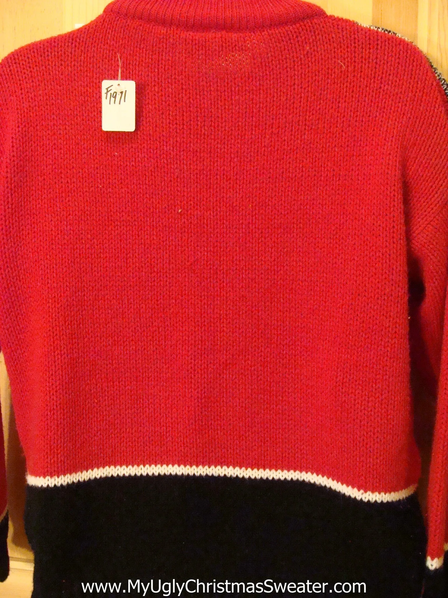 Tacky Red Football Sweater
