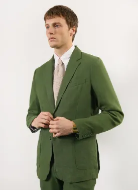 Tailored Linen Blazer | Forest