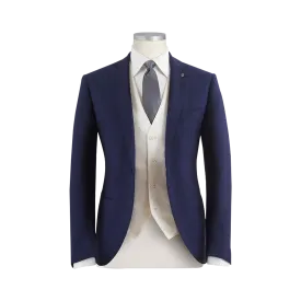 THREE PIECE TUXEDO WITH CONTRASTING VEST