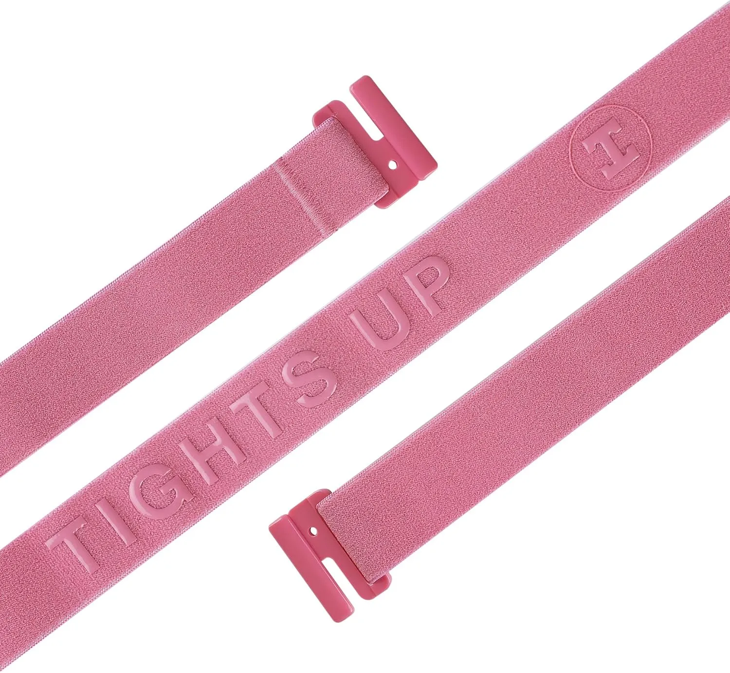 TIGHTS UP Soft Stretchy Belt, Flat Buckle (NO BELT LOOPS REQUIRED) Great for LEGGINGS/JEANS