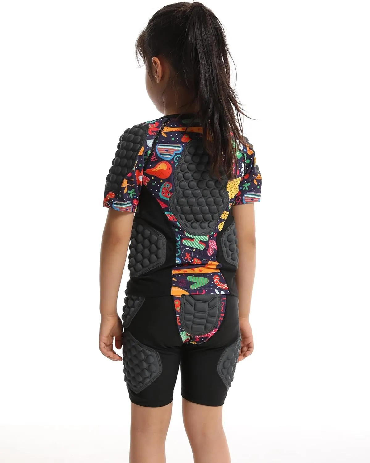 Topeter Roller Hockey Goalie Chest & Rib Protector, Paintball Protective Shirt for Youth Kids