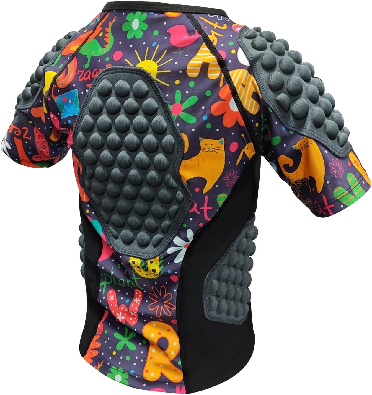 Topeter Roller Hockey Goalie Chest & Rib Protector, Paintball Protective Shirt for Youth Kids