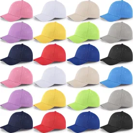 Xuhal 24 Pcs Summer Baseball Cap Plain Adjustable Kids Baseball Hat Blank Lightweight Boys' Running Headwear for Girls Unisex Hiking Outdoor Recreation