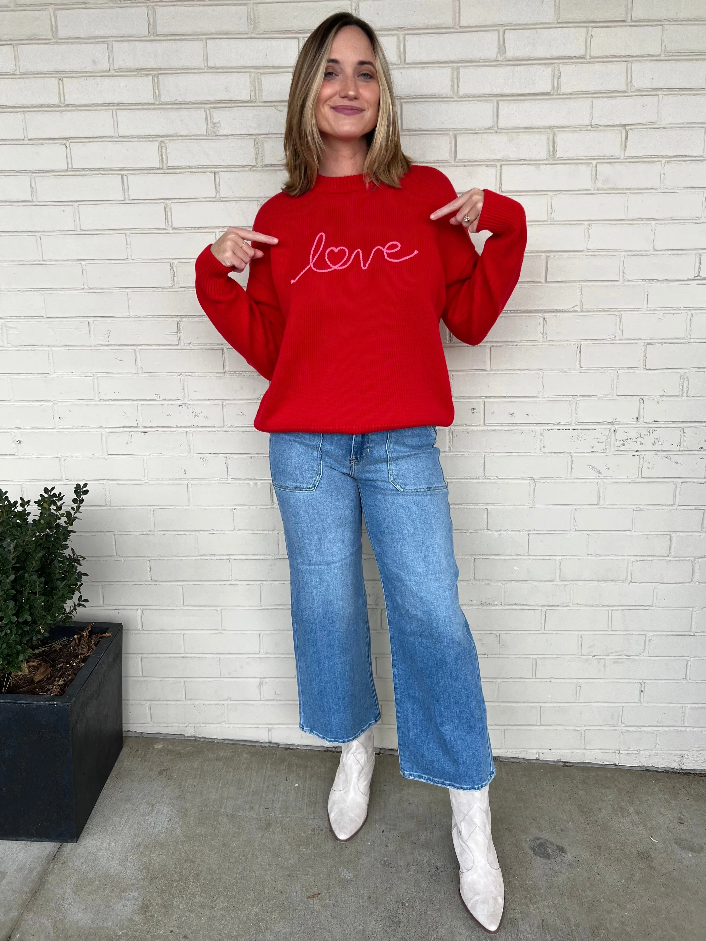 [Z Supply] Love Notes Crewneck Sweater